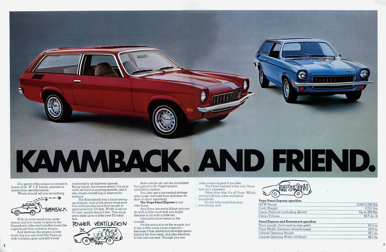 1973 Chevrolet Vega Brochure Page 2